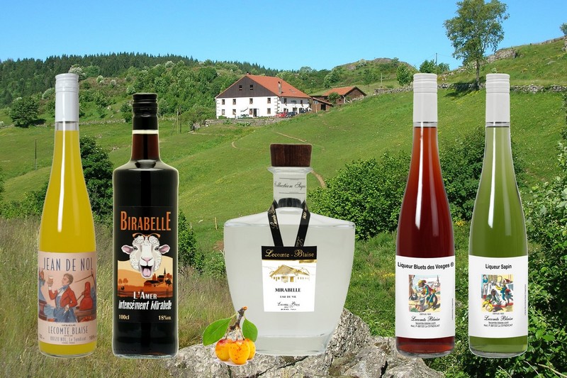spécialités Lecomte-Blaise : eaux-de-vie et liqueurs